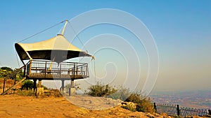 View tower of Nandi hills. Nearest hill station near Bangalore, Karnataka, India