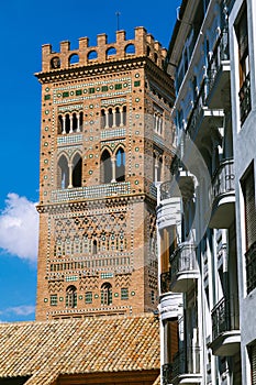 View of the Tower of Teruel Cathedral