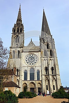 Chartres Cathedral Front FaÃÂ§ade photo