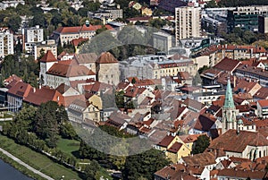 View of town Celje photo
