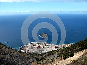View on town Garachico