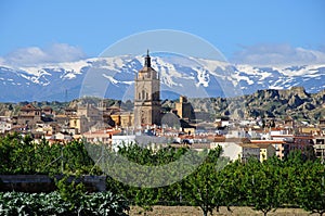 View of town, Guadix, Spain.