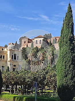 TOWN HALL AND ALCAZABA-MALAGA photo