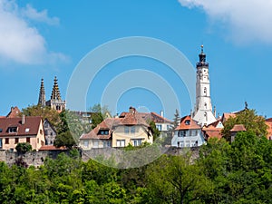 View the Town Hall from Rothenburg ob der Tauber