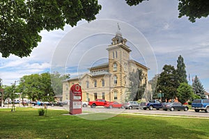 View of Town Hall in Simcoe, Ontario, Canada