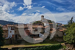 View of the town of Hervas in Caceres, Spain photo