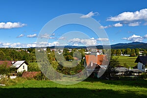 View of the town of Kocevje in Dolenjska, Slovenia photo