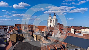 view of the town lutherstadt wittenberg, saxony-anhalt photo