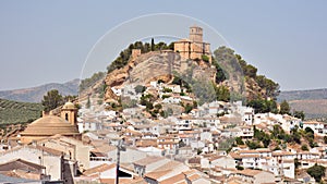 View of the town of MontefrÃÂ­o, Granada Spain photo