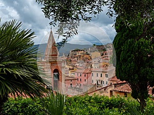 View on the town of Portoferraio, Elba