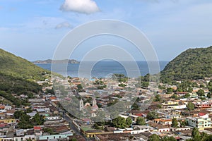 View of the town of Rio Caribe