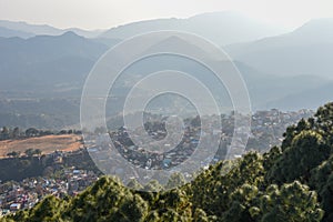 View at the town of Tansen on Nepal