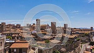 View of the Town of Tarquinia, Italy photo