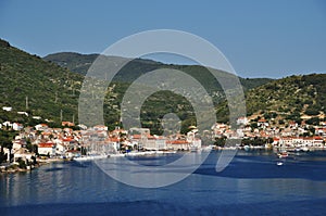 View of the town of Vis