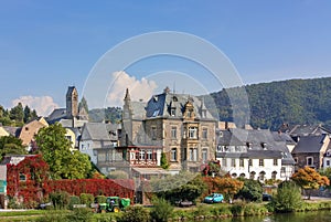 View of Traben-Trarbach, Germany