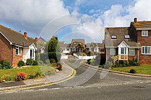 View at traditional english street