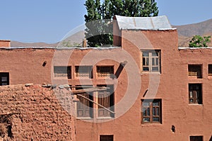 A view of traditional houses in Natanz, Iran.