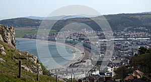View from the Tramway in Llandudno