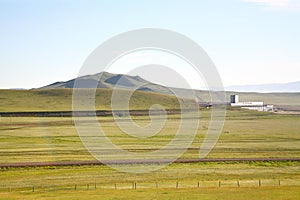 A view from the Trans-Siberian train at Ulaanbaatar , Mongolia