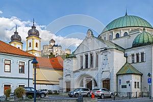 Pohled na Trenčín, Slovensko