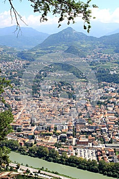 A view of Trent from the surrounding mountains photo