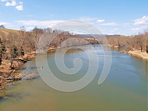 View from Trestle on the New River Trail