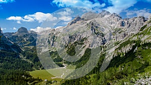 View in the Triglav National Park.