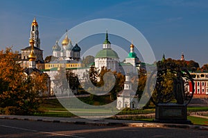 View of the Trinity-Sergius Lavra. Sergiev Posad, Russia