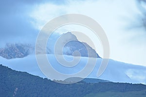 A view from Triund, Dhauladhar Range Kangra