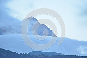 A view from Triund, Dhauladhar Range Kangra