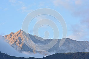 A view from Triund, Dhauladhar Range Kangra