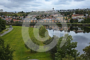 View of Trondheim in Trondelag County, Norway photo