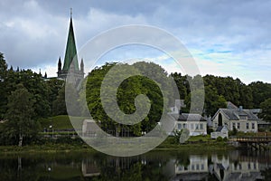 View of Trondheim in Trondelag County, Norway photo