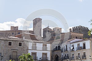 View of Trujillo town in Caceres province, Spain