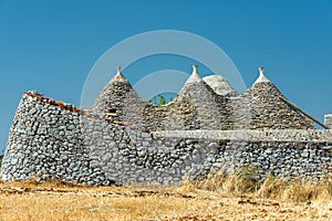 View of Trulli houses in Alberobello