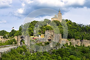 View of Tsarevets Fortress - medieval stronghold