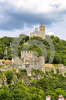 View of Tsarevets Fortress - medieval stronghold