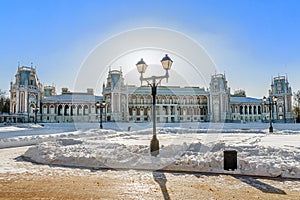 View of Tsaritsyno in Moscow, Russia