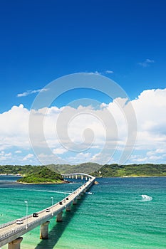 View of Tsunoshima in Shimonoseki, Yamaguchi, Japan