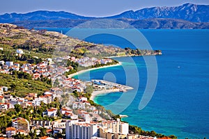 View of Tucepi waterfront in Makarska riviera