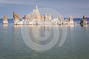 Tufas on Mono Lake with the Sierras