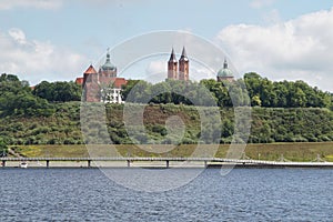 View of the Tumskie Hill in Plock Poland