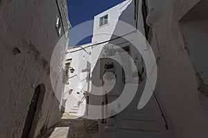 View of the turistic town of Cisternino, province of Brindisi, Puglia, Italy