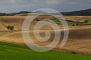 View of the Tuscan countryside