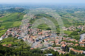 View on Tuscany landscape