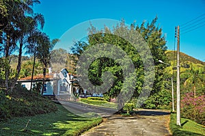 View of typical architecture house of the region, near Monte Alegre do Sul. photo