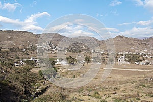View of the typical architecture of Yemen