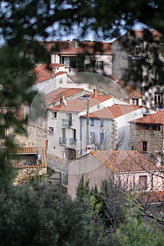 A view of a typical Provencal village of the countryside