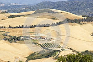 View of typical Tuscany landscape