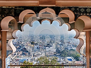 View Of Udaipur Through Window